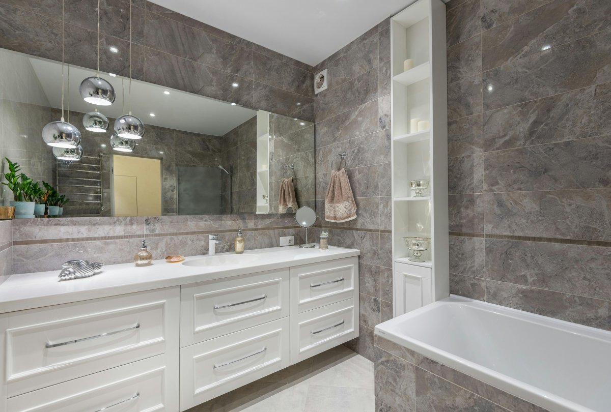 bathroom cabinet refinishing Sherwood Park