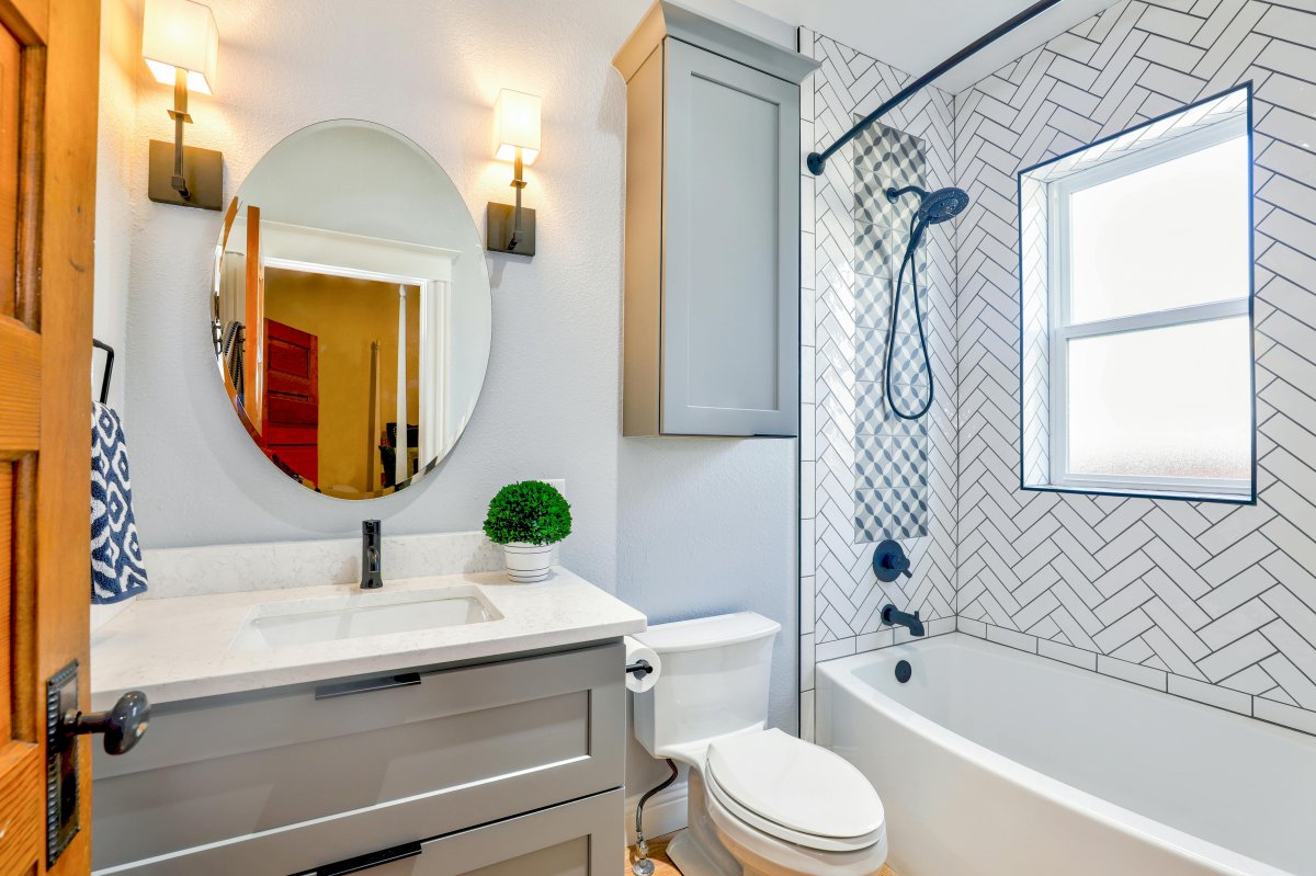 Bathroom Cabinet Refinishing Edmonton